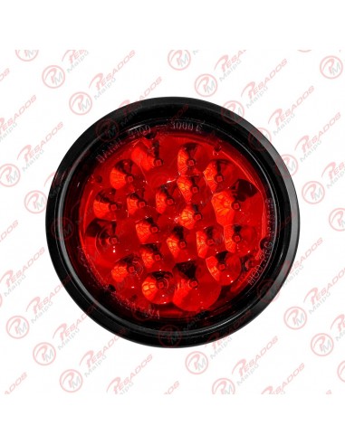 Faro 3100e-rb Trasero Electronico Rojo