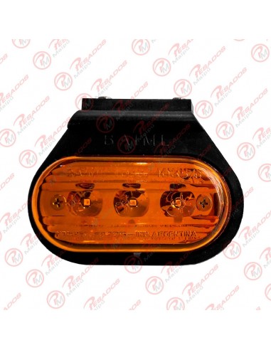 Faro 1033efla 3 Leds Ovalado Ambar