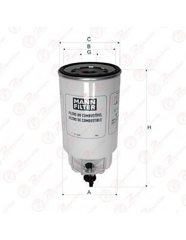 Filtro Combustible (ps6829) Trampa...