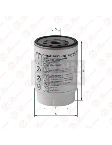 Filtro Combustible (ps9026) Trampa...