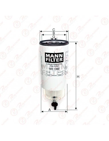 Filtro Combustible (ps9027) Trampa...