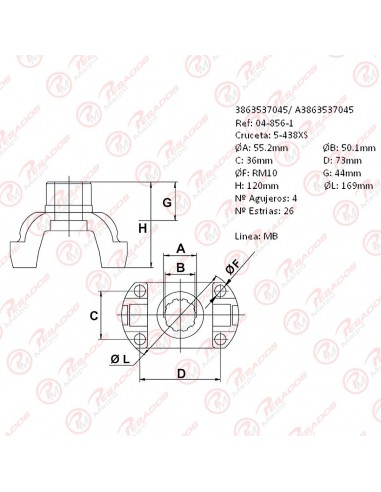 Brida Piñon (fl1380) 26e X55,2 /...