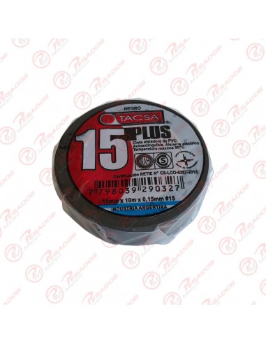 Cinta Aisladora Tacsa 19mm X 015mm
