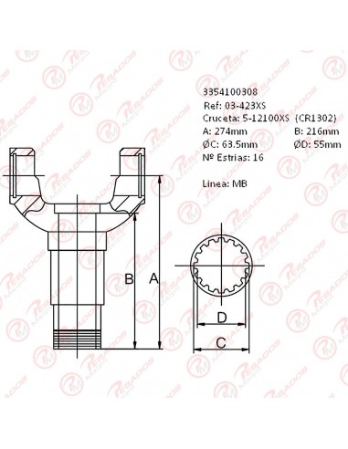 Hembra Cardan (lv1345) 16ex63,5...