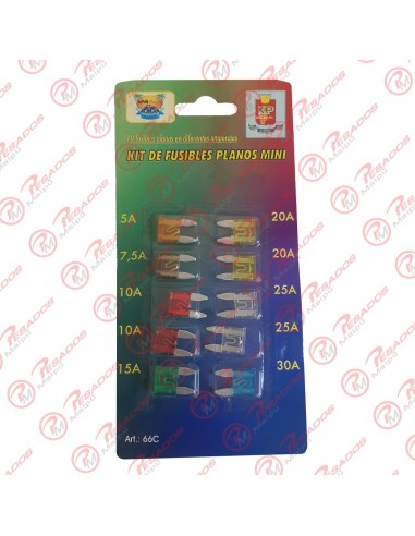 Blister X 10 Fusibles Plano Mini
