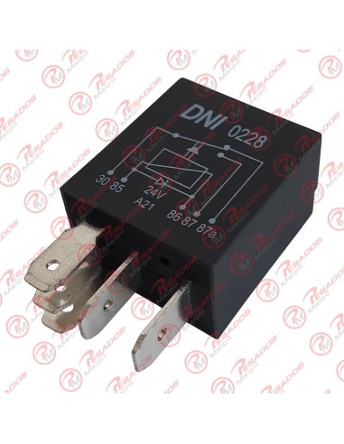 Relay 24v 5t C/diodo M.benz Atego...