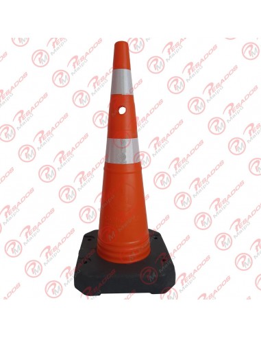Cono 70cm C/reflectivo Base Goma
