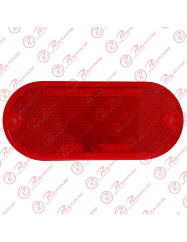 Reflector Oval Largo Rojo (1040r)