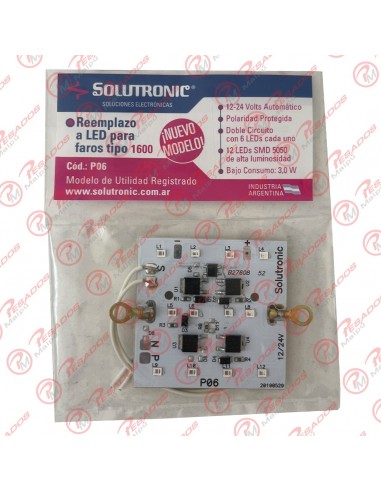 Plaqueta Led 12/24v F 1600 Ambar (p06)