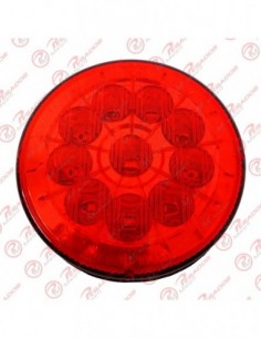 Faro 10 Led Rojo Bivoltaje...