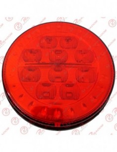 Faro 10 Led Rojo Bivoltaje...