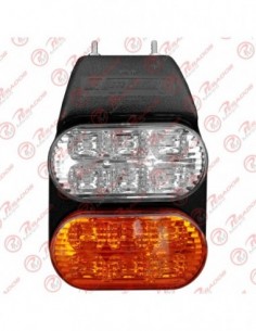 Faro 6+6 Led Ambar/cristal...