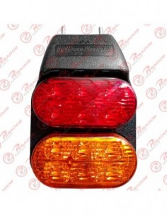 Faro 6+6 Led Ambar/rojo...
