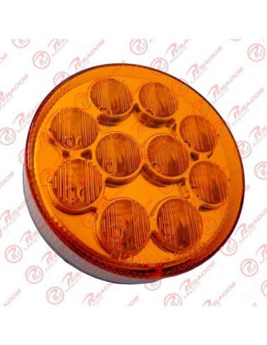 Faro 10 Led Ambar Bivoltaje Trasero...
