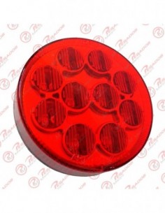 Faro 10 Led Rojo Bivoltaje...