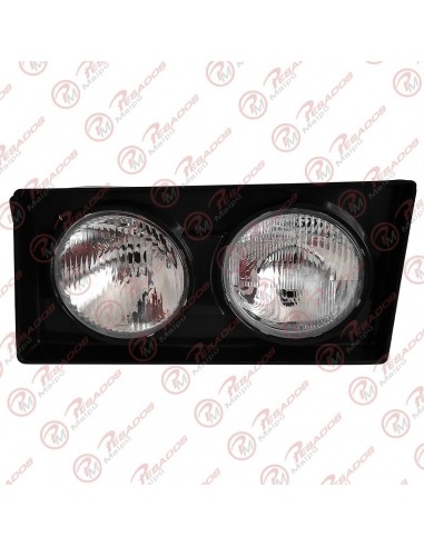 Optica Vw Negra Doble Derecha Redonda...