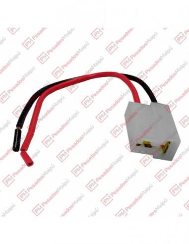 Ficha 2 Vias Macho t C/cable (75-1006)