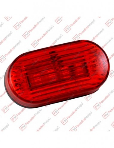 Faro Led Rojo Bivoltaje Delimitador...