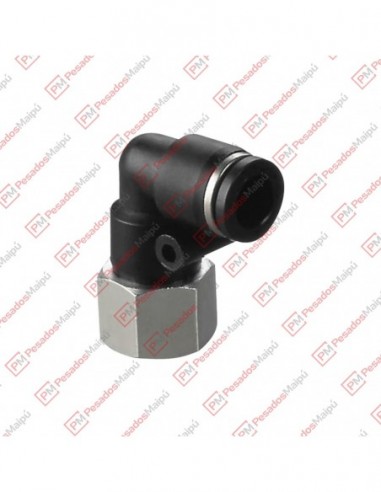 Conector Codo Tubo Hembra Tubo 6mm...