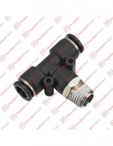 Conector Tee Horizontal Macho 12-1/4...