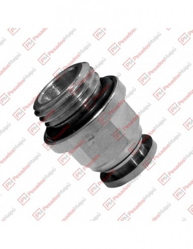 Conector Recto Metalico Macho Mm...