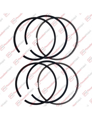 Juego Aros Compresor Varga 70mm Std 3...