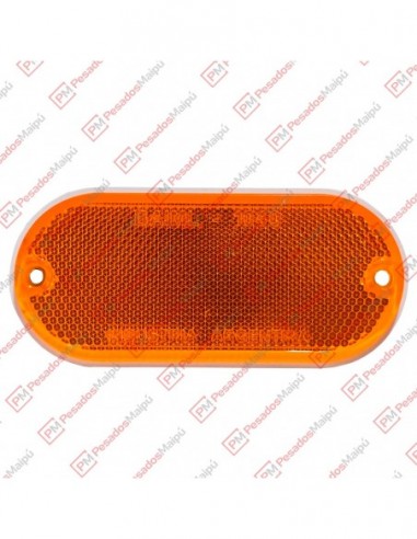 Reflector Oval Largo Ambar (1040a)