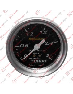 Manometro Presion Turbo Orlan Negro (1012n30)