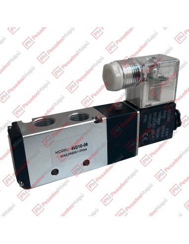 Electrovalvula L/eje 24v Laser 5/2 Vias