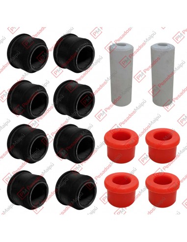 Kit 8 Buje Elast Del Mb 710/812/912