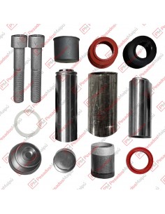 Kit Pernos Y Bujes Caliper Knorr Sn7 / Sk7 (t8124) Scania Pernos ø36x114mm  Y ø32x84mm