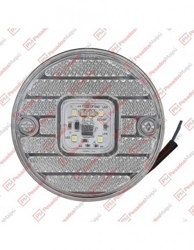 Faro Ap630 4 Leds Bivoltaje Cristal...