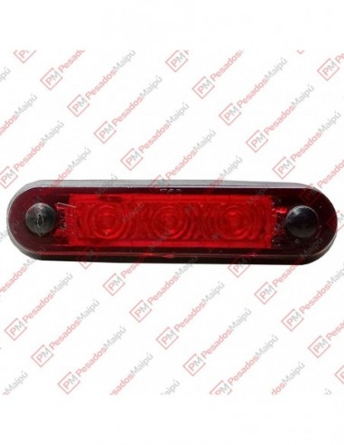 Faro 3 Leds Rojo Bivoltaje (osram)...