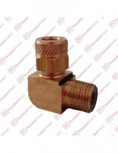 Conector Codo Macho Pulgada...