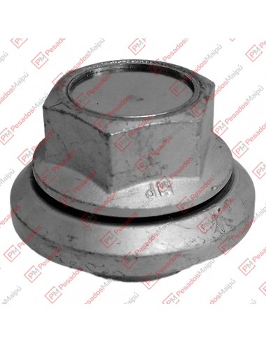 Tuerca Rueda 22mm C/tubo Corta (riv004a)