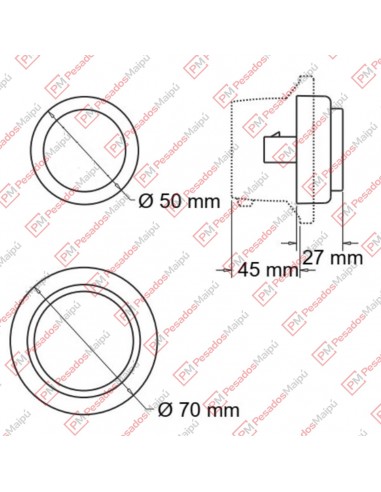 Faro 3030eadf Posicion  Difuso...