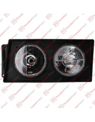 Optica Vw Negra Doble Derecha Redonda...
