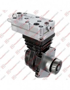 Compresor Wabco 85mm Monocilindrico (23132) Tapa Larga Mb Om457/o500 (4123520150 4571304515)  (1100.035.002)