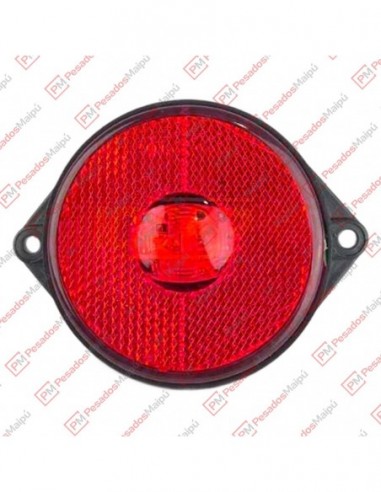 Faro Lateral Led Rojo Ovalado...