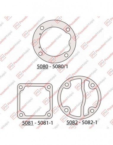 Juego Junta (5170) Compresor Wabco 90...