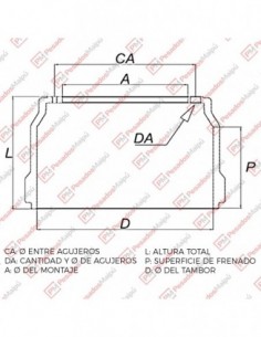 Campana Freno Ford 915 Vw... 2