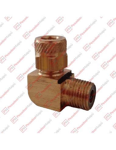 Conector Codo Macho Mm 1/4-10 (7259)