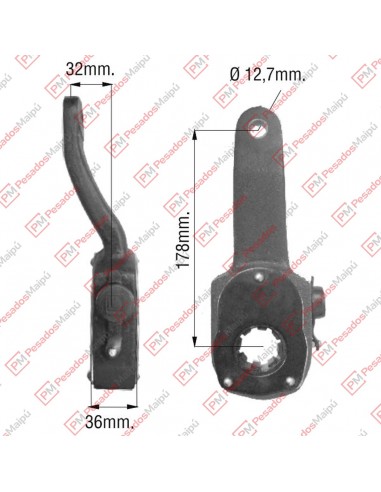Registro Freno Manual (f-2635) Fiat...