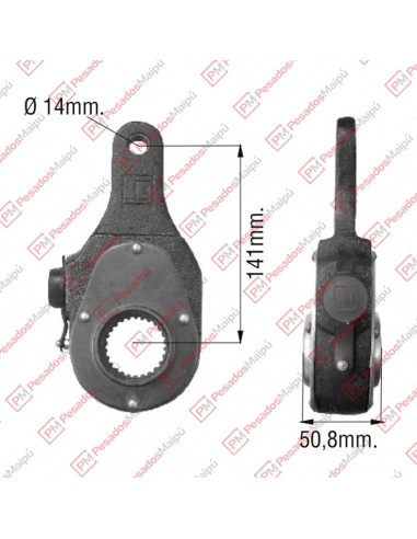 Registro Freno Manual (f-2813) Mb 26...