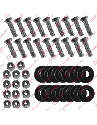 Kit Fijacion Para Placa Autolubricada...