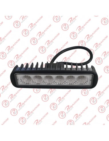 Faro Led 6 Leds Rectangular 18w Biv...