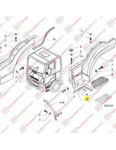 Guardabarro Iveco Delantero... 2