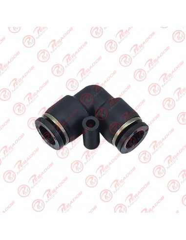 Conector Union Codo 8mm 22797