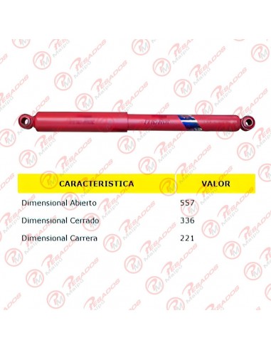 Amortiguador Toyota Hilux 4x2 Trasero...
