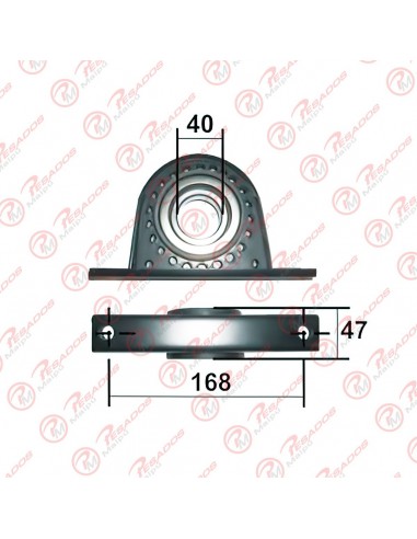 Centro Cardan 40mm Ford Ranger Spc...
